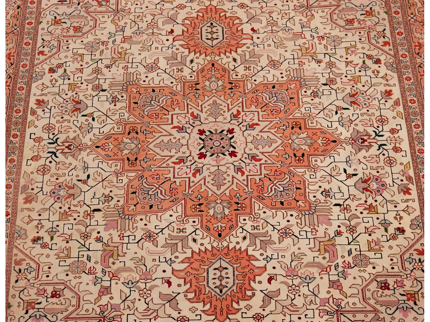 Tapis Persan Tabriz 50Raj | 150x200cm