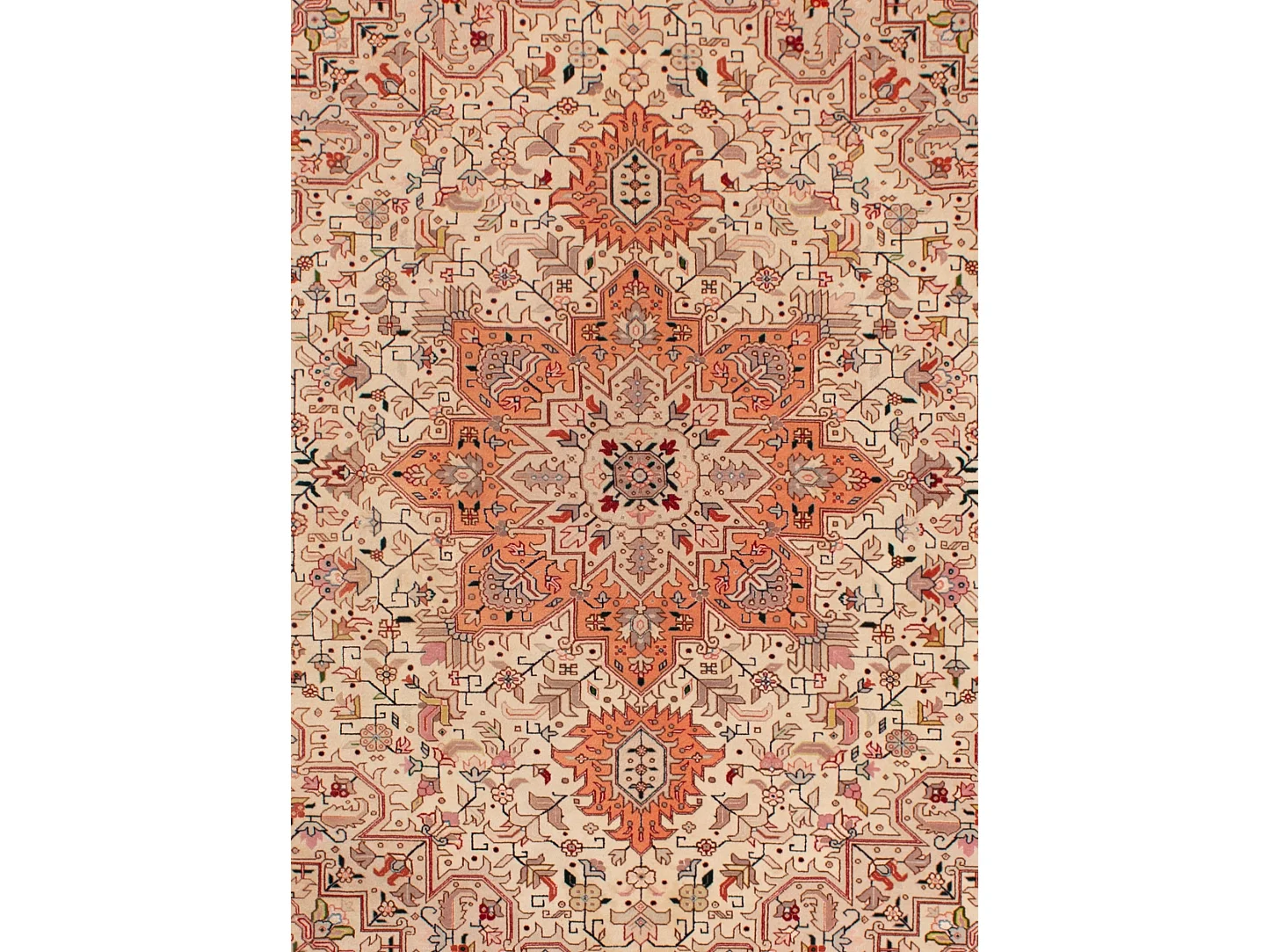 Tapis Persan Tabriz 50Raj | 150x200cm