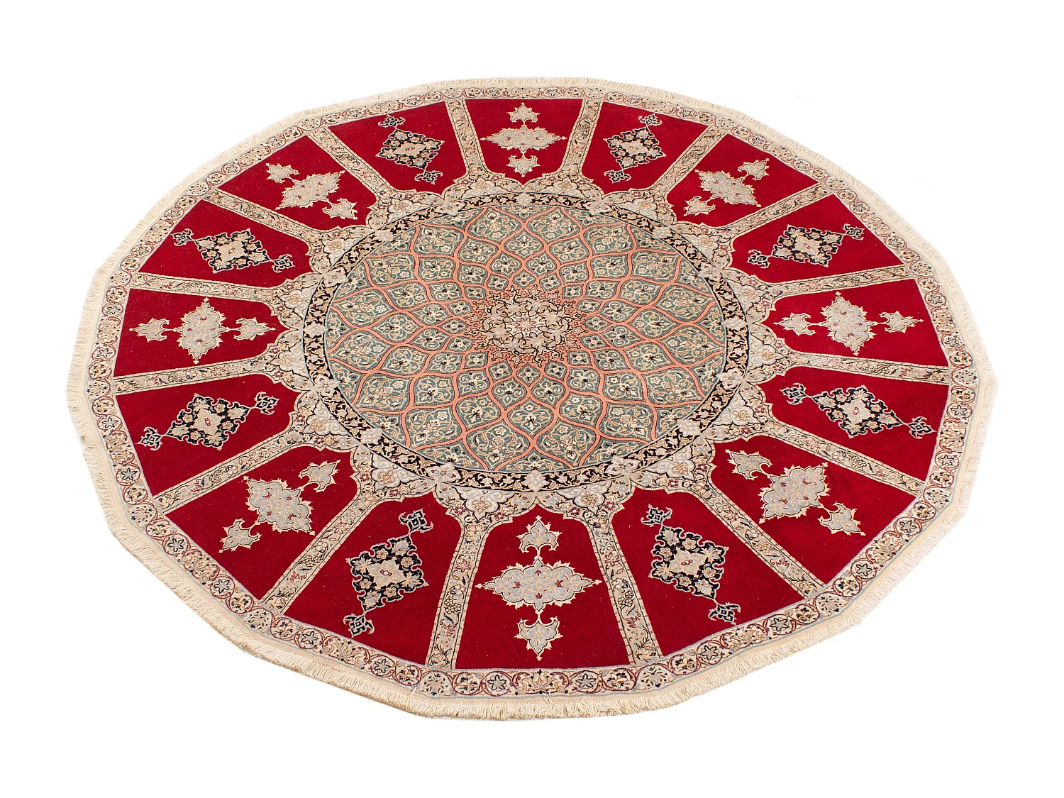 Tapis Persan Nain 6La | Rond 250 cm