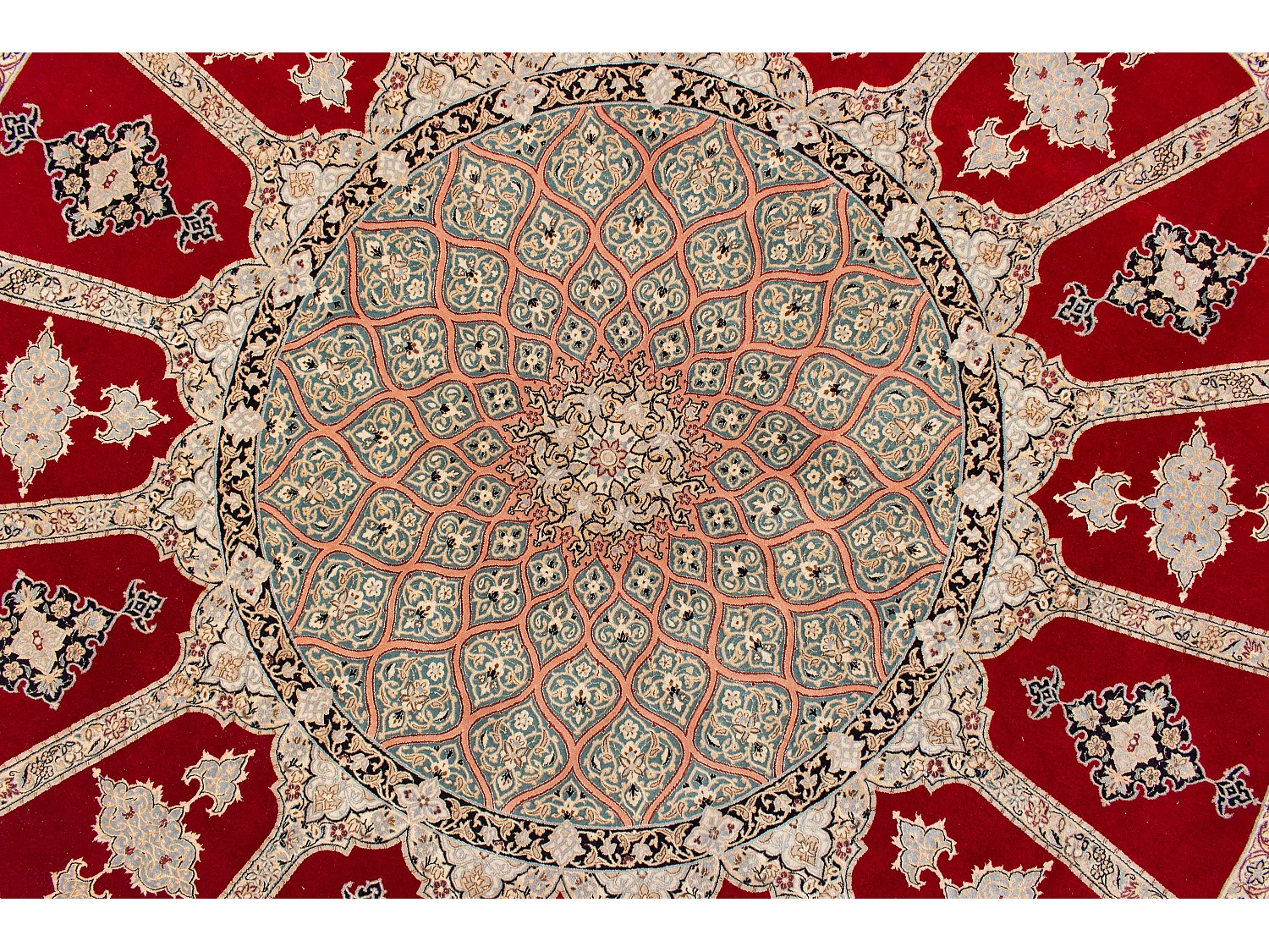 Tapis Persan Nain 6La | Rond 250 cm