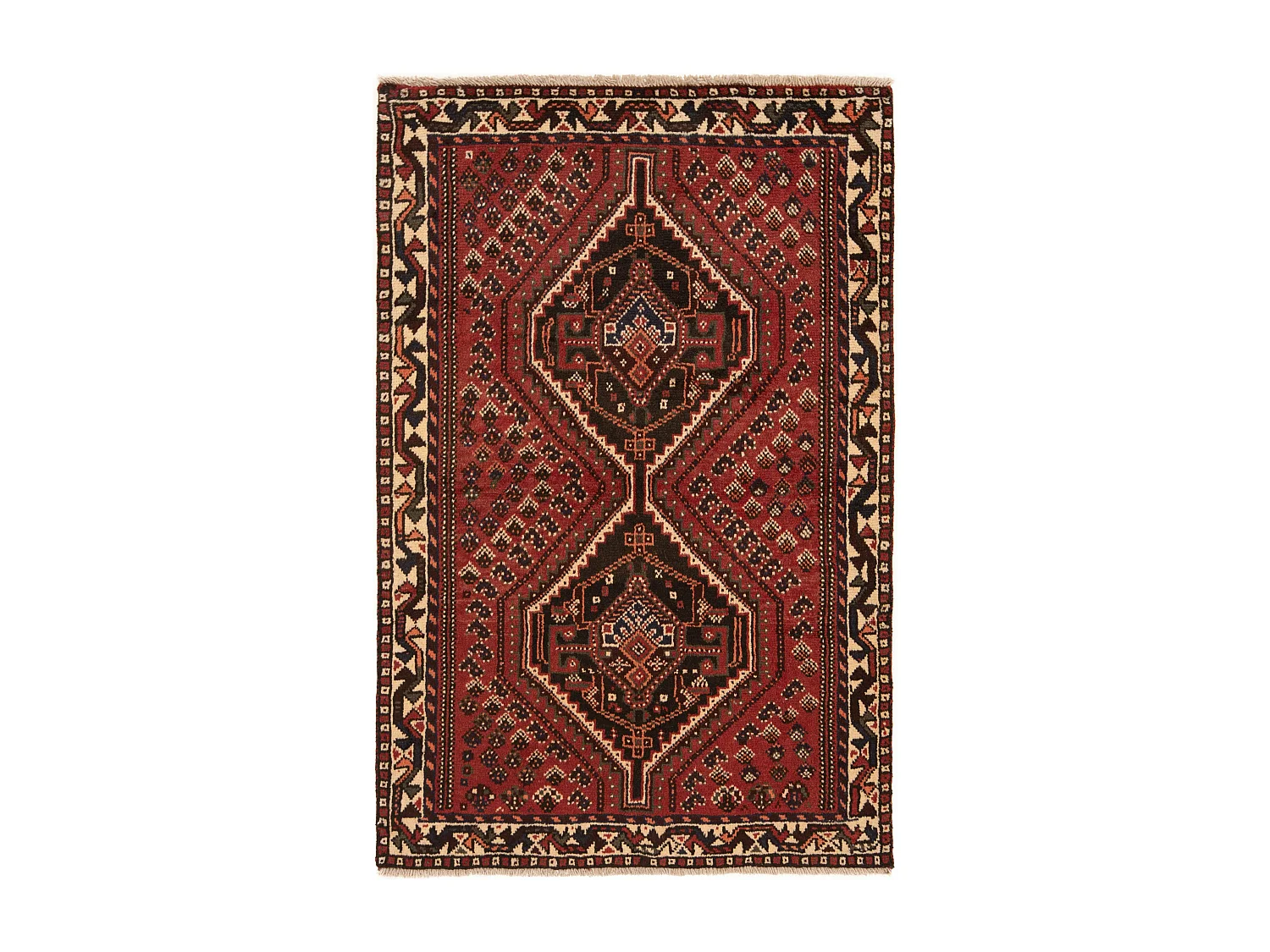 Tapis persan Shiraz | 100x151cm
