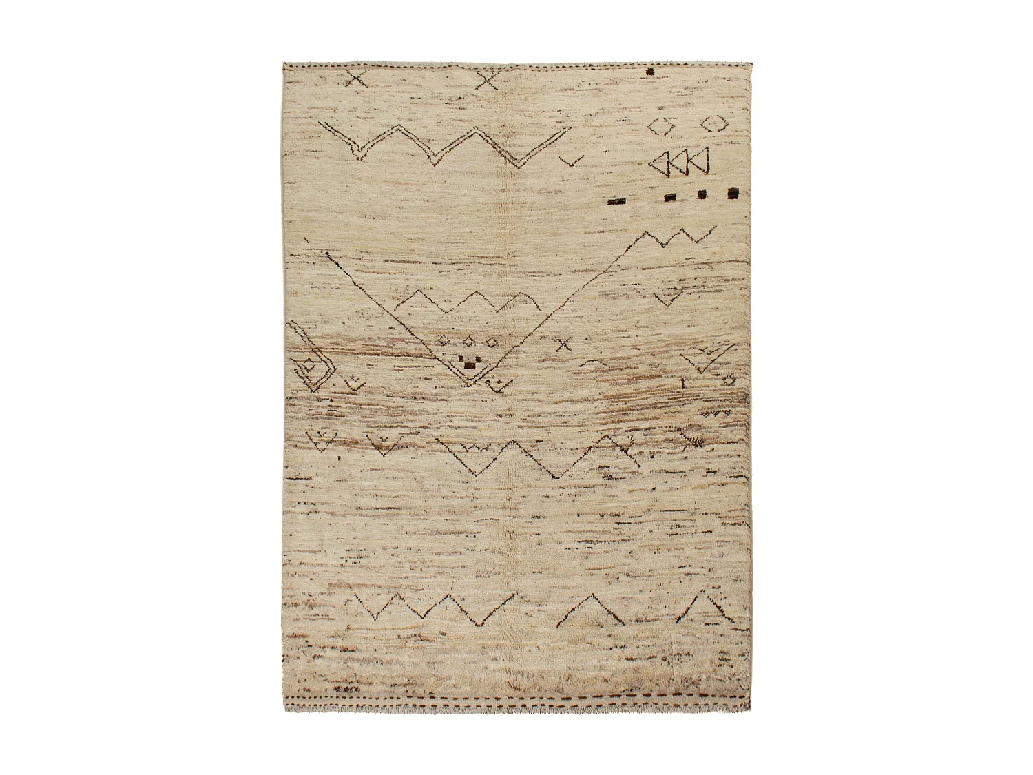 Tapis tribal berbère moderne | 138 x 204 cm