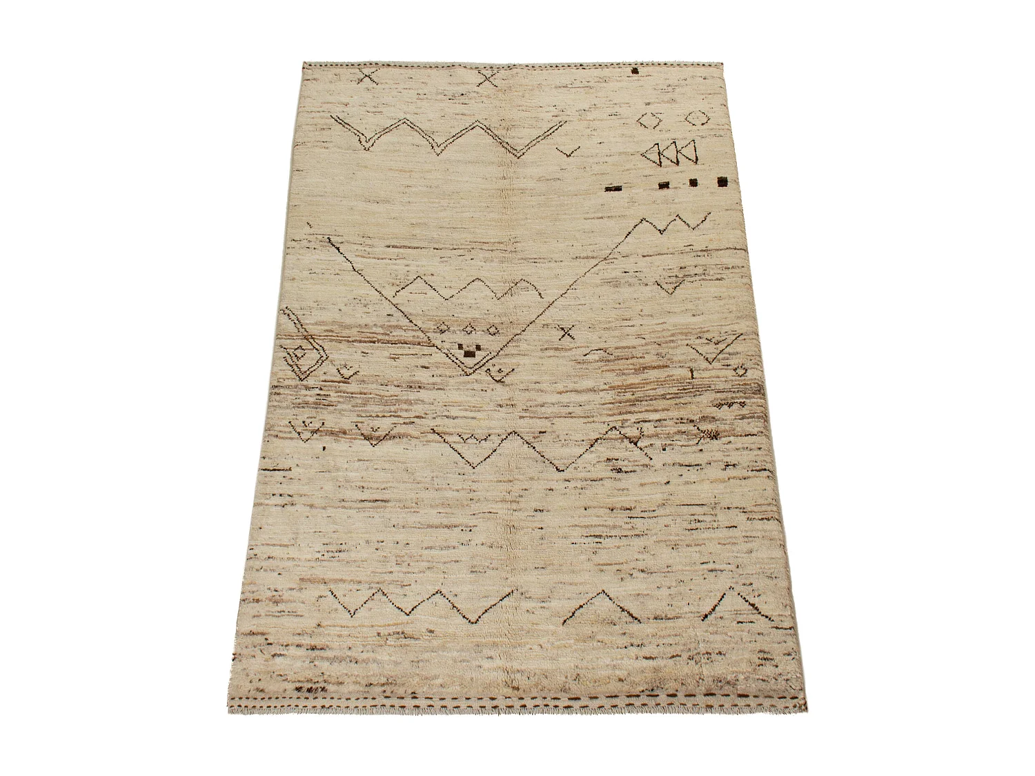 Tapis tribal berbère moderne | 138 x 204 cm