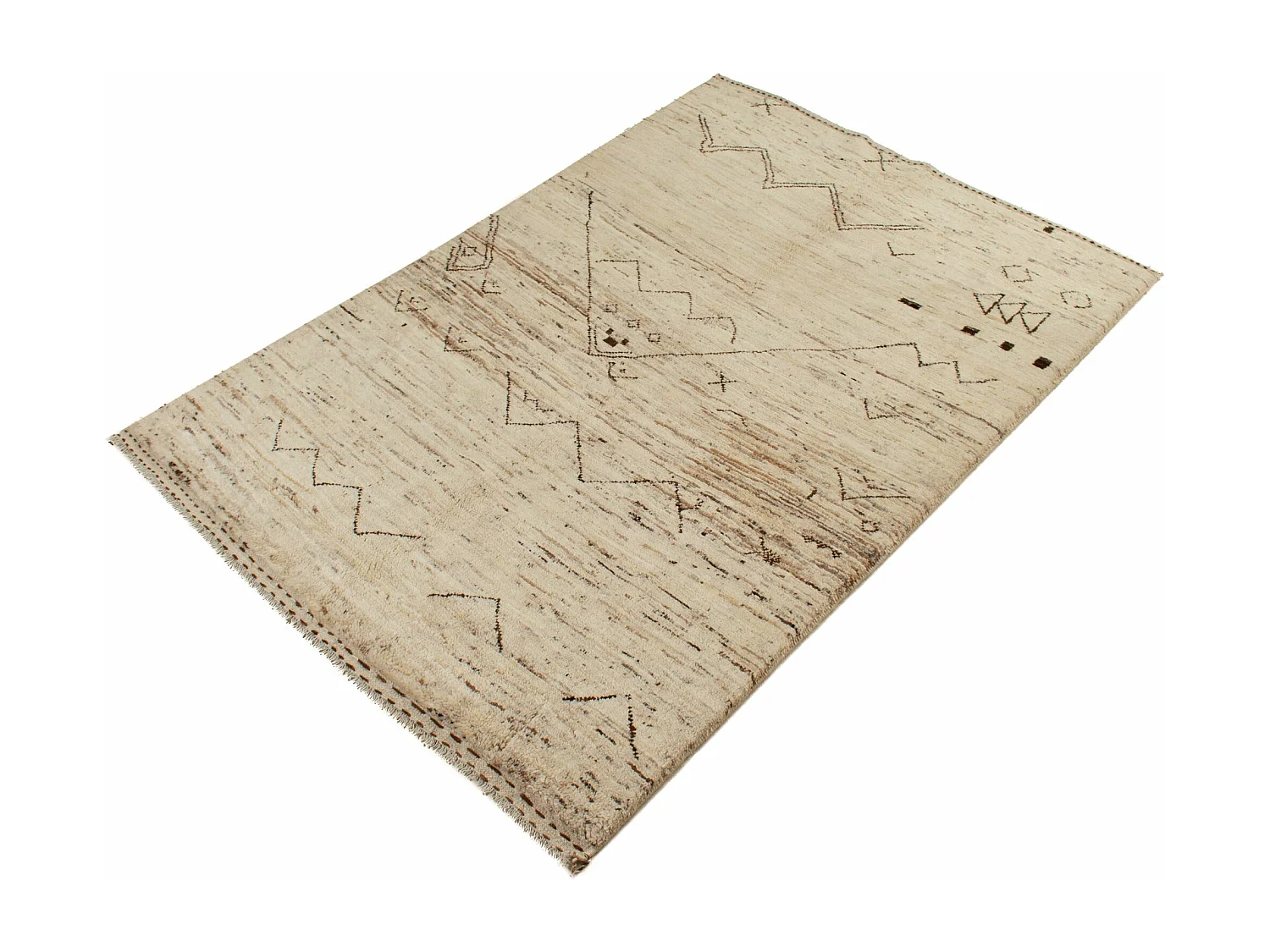 Tapis tribal berbère moderne | 138 x 204 cm