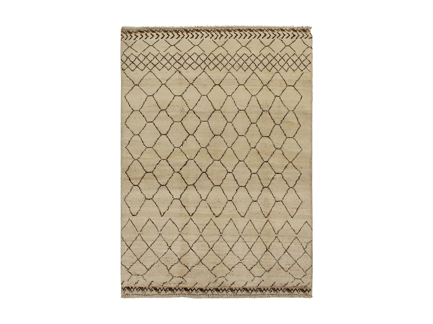 Tapis tribal berbère moderne | 124 x 175 cm
