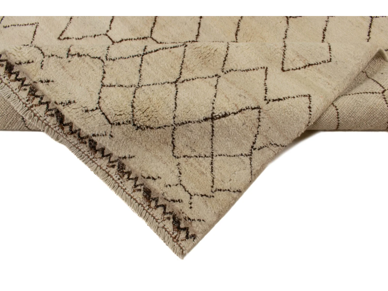 Tapis tribal berbère moderne | 124 x 175 cm