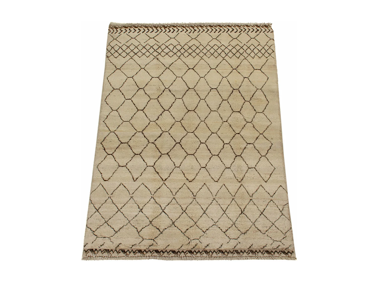 Tapis tribal berbère moderne | 124 x 175 cm