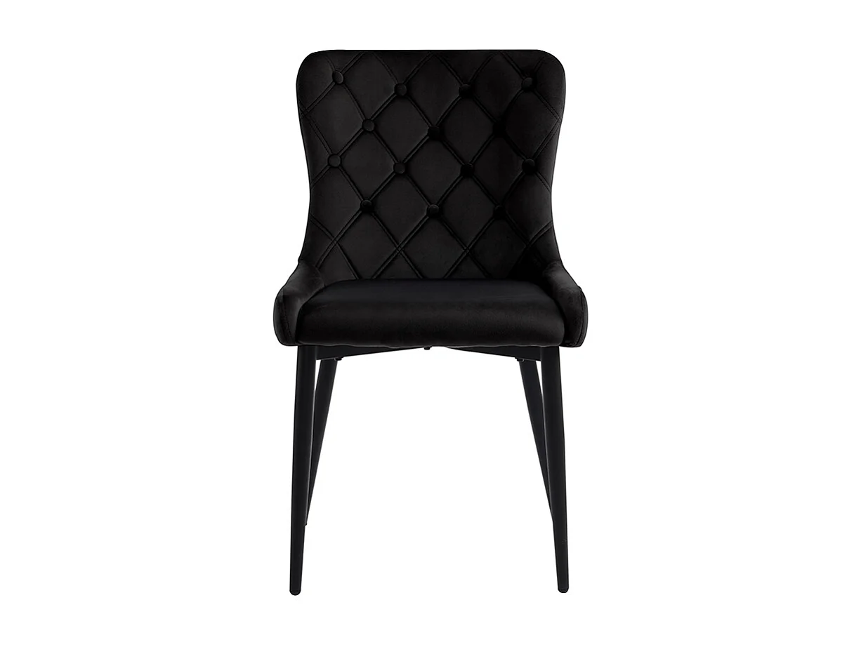 Ensemble de salle à manger Table 117x68cm avec 4 chaises pieds de chaise en fer noir Chaise noir