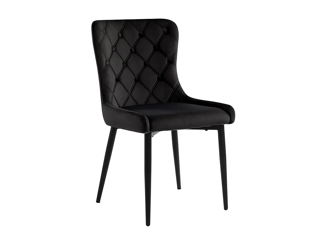 Ensemble de salle à manger Table 117x68cm avec 4 chaises pieds de chaise en fer noir Chaise noir