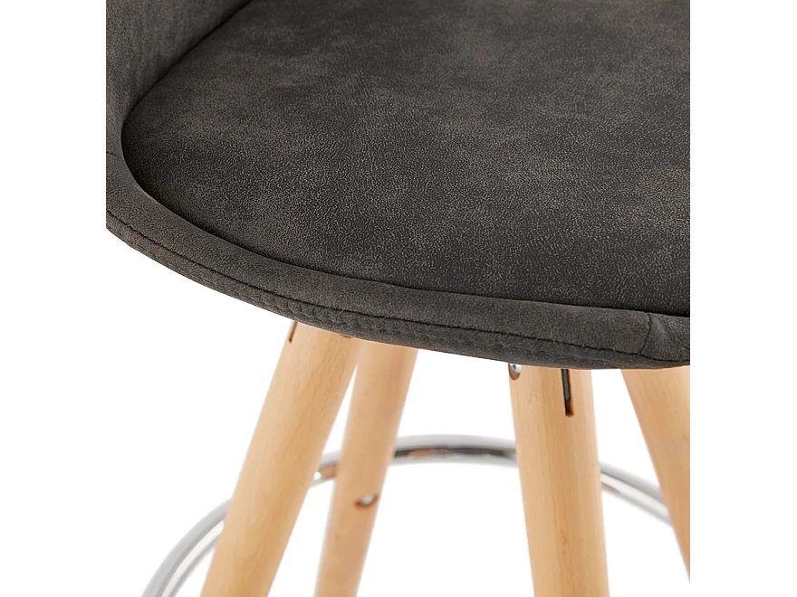 Seggiola da bar -MARKA - Grigio - 41x41x97 cm