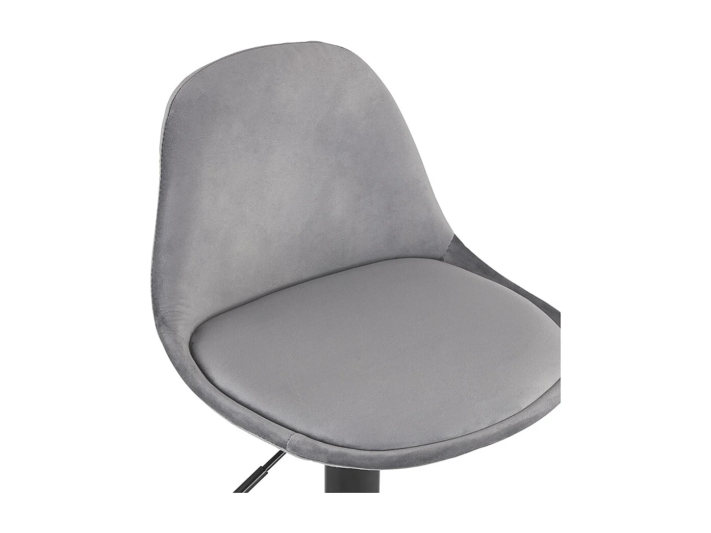 Verstellbarer Hocker - FINLEY - grijs - 45x45x87-107 cm