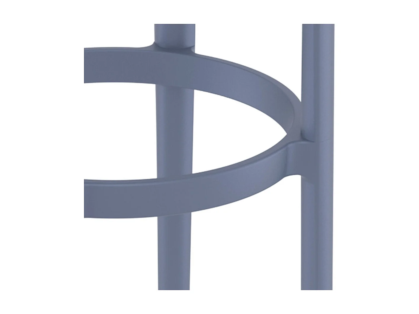 Mittelhoher Gartenhocker - PEYA - grau - 36x36x65 cm