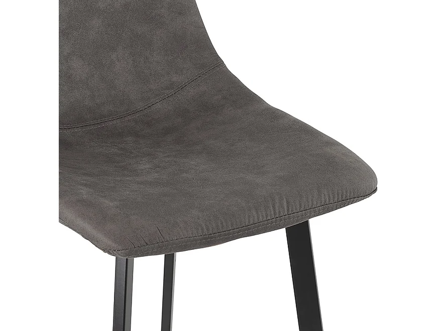 Barhocker - FUJI - grijs - 43x50,5x100 cm