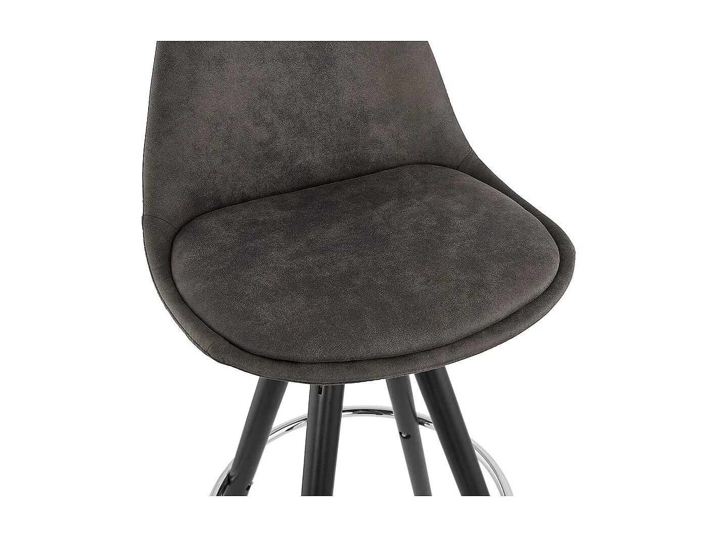 Sgabello per snack -MARKA - Grigio - 41x41x87 cm