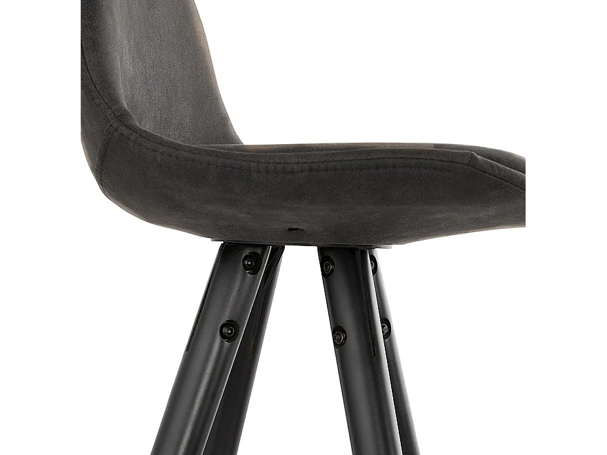 Sgabello per snack -MARKA - Grigio - 41x41x87 cm