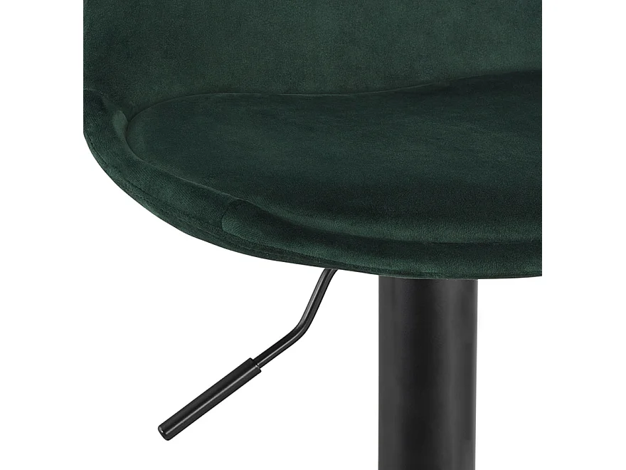Tabouret de Bar Réglable Rotatif "Donovan" 107cm Vert