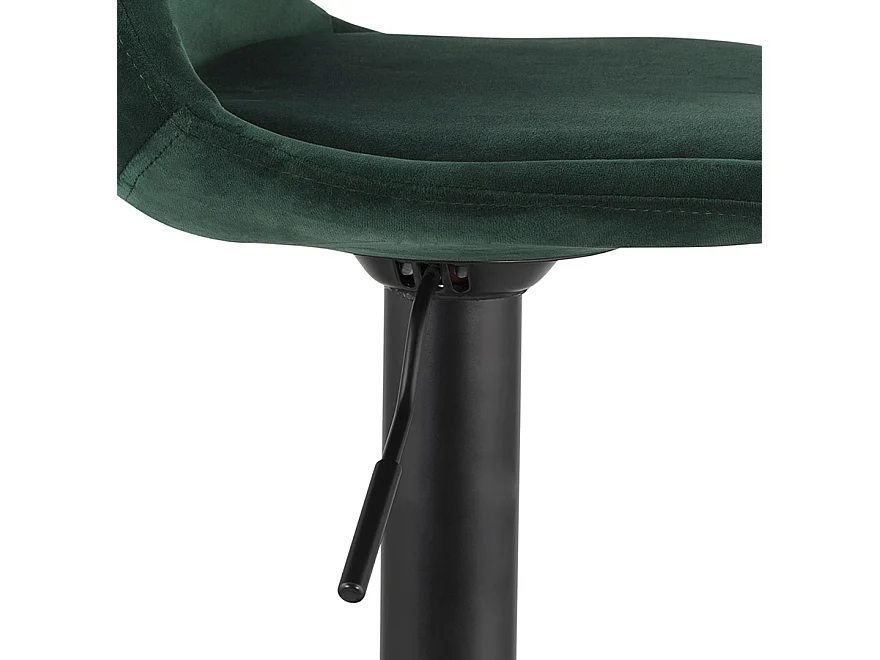Tabouret de Bar Réglable Rotatif "Donovan" 107cm Vert