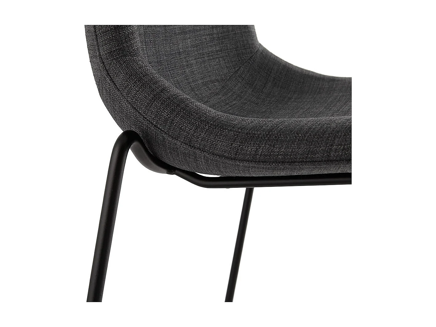 Barhocker - EKTOR - grijs - 52,5x54x111 cm