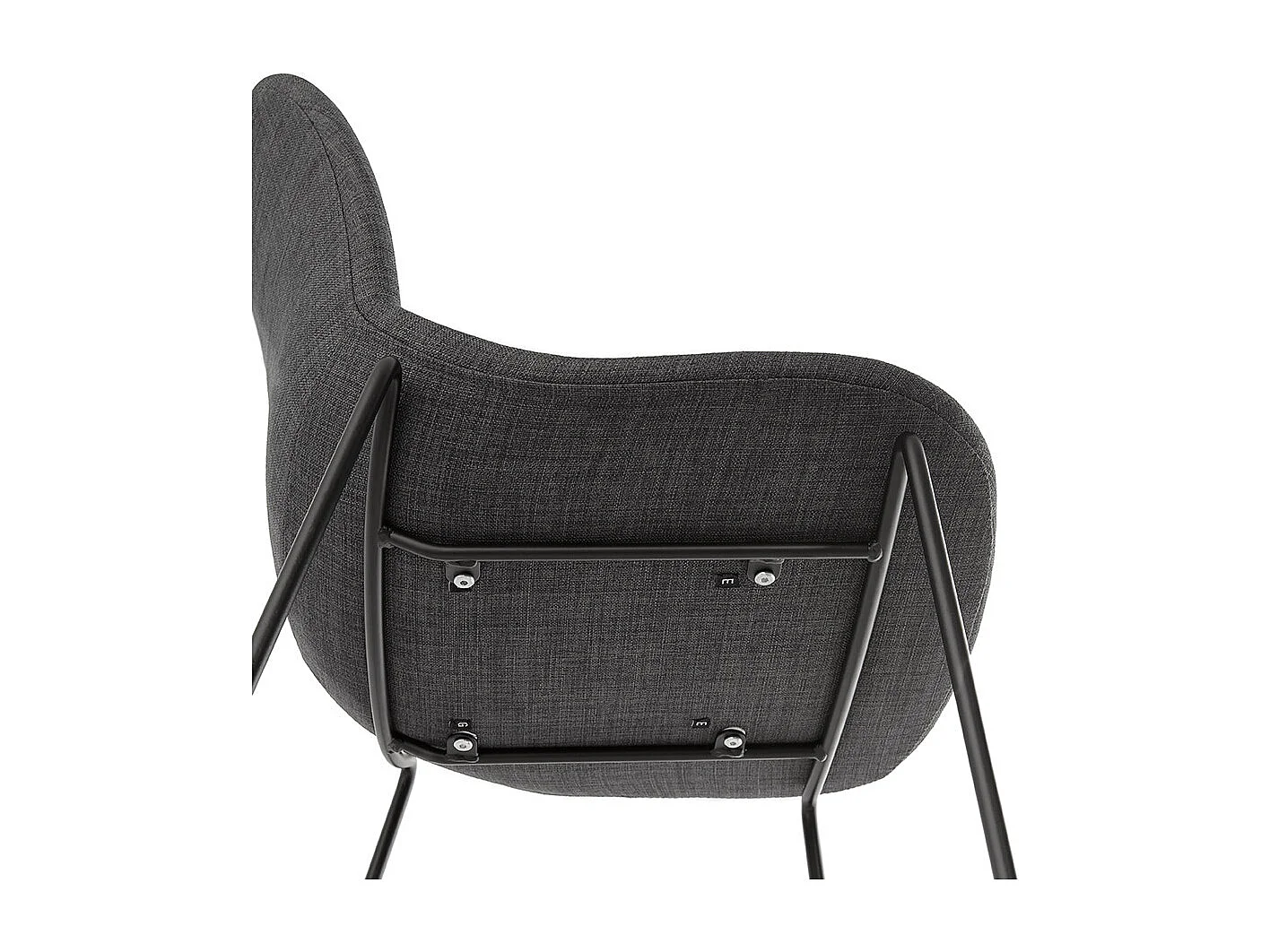 Barhocker - EKTOR - grijs - 52,5x54x111 cm