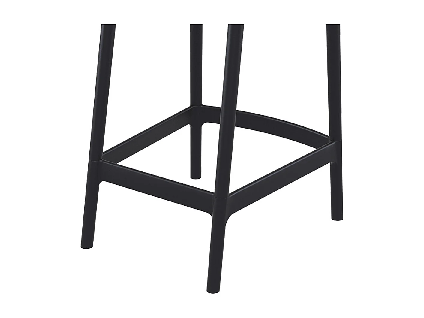 Snackhocker - BROZER - Schwarz - 44x51x95 cm