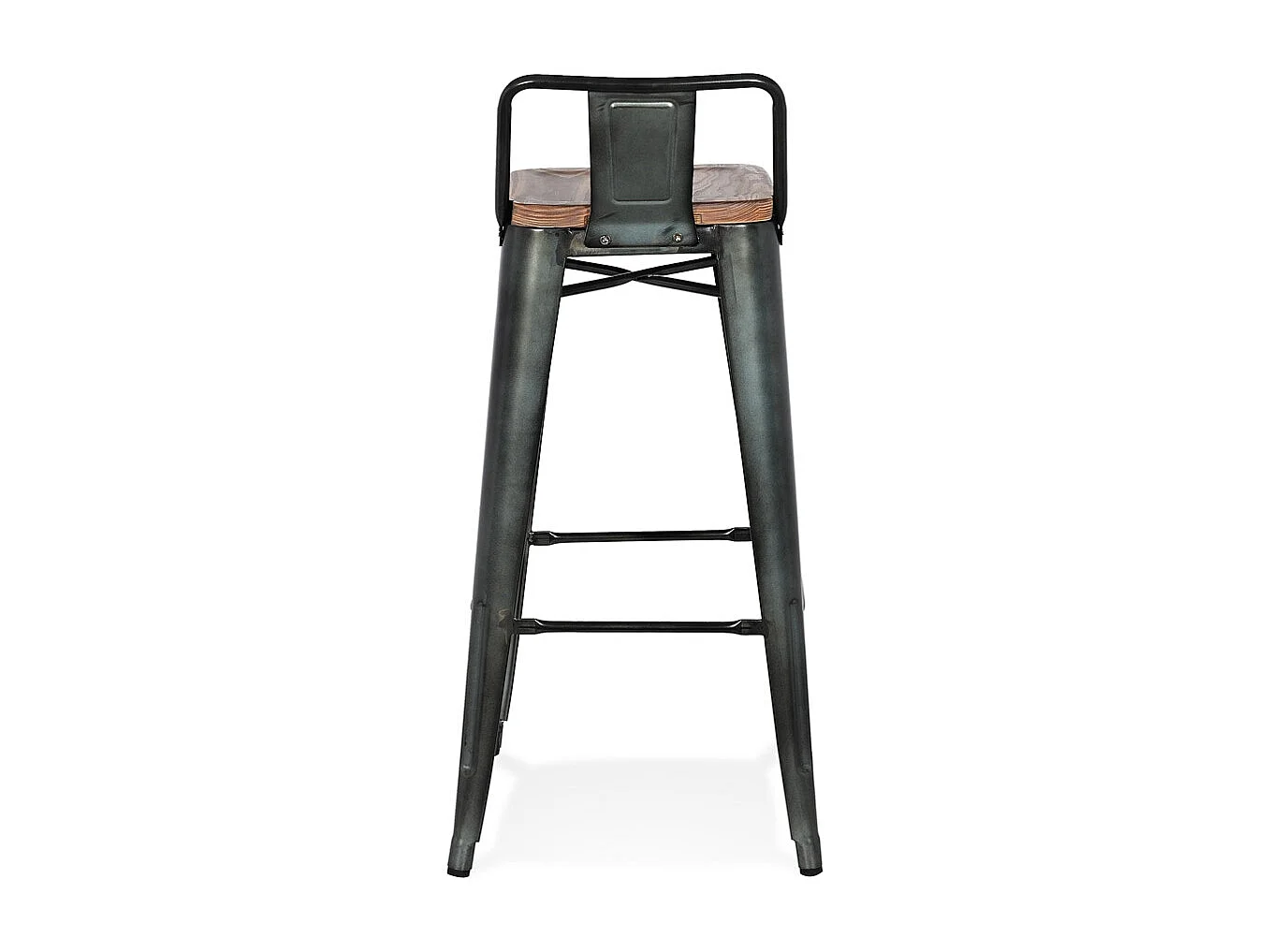 Barhocker - MECANO - braun - 43x43x94 cm