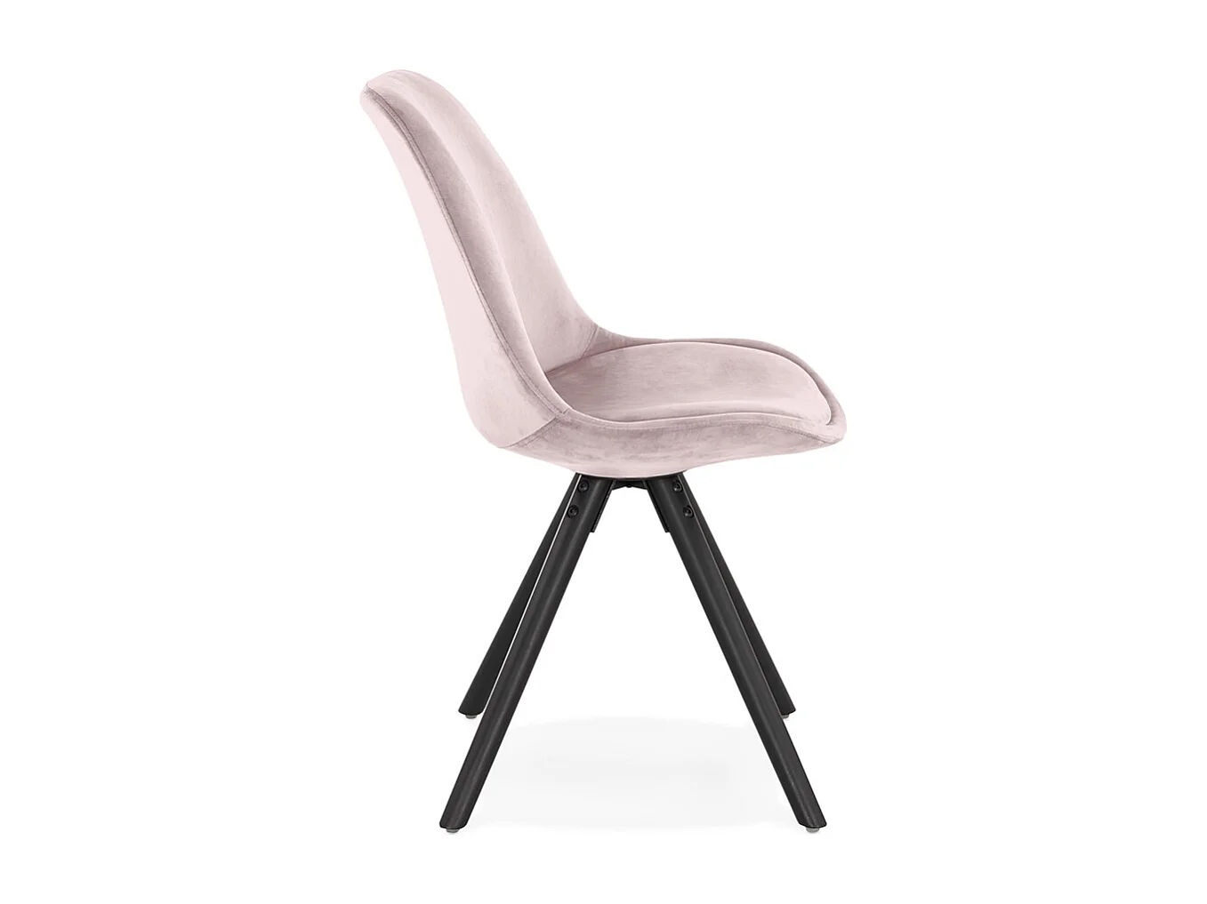 Vintage-Stuhl - RICKY - roze - 48x56x84 cm