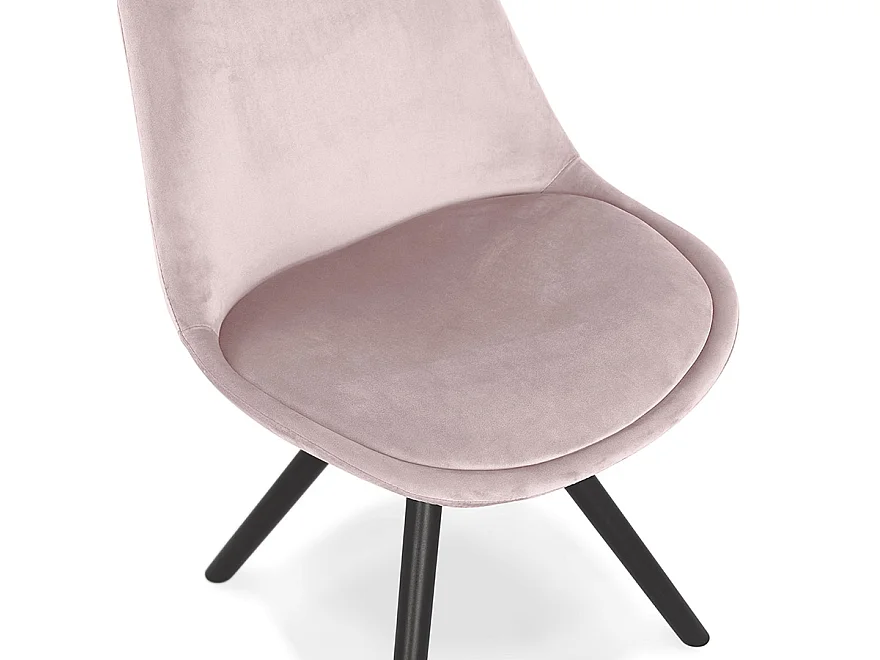 Vintage-Stuhl - RICKY - roze - 48x56x84 cm