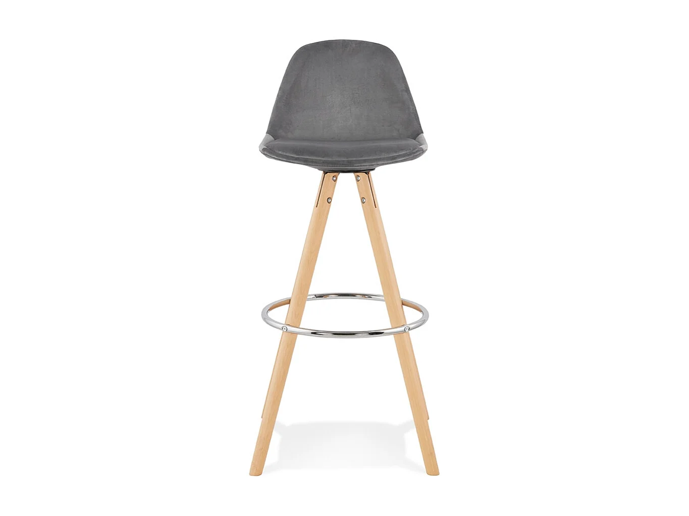 Barhocker - SPIRIT - grijs - 41x41x97 cm