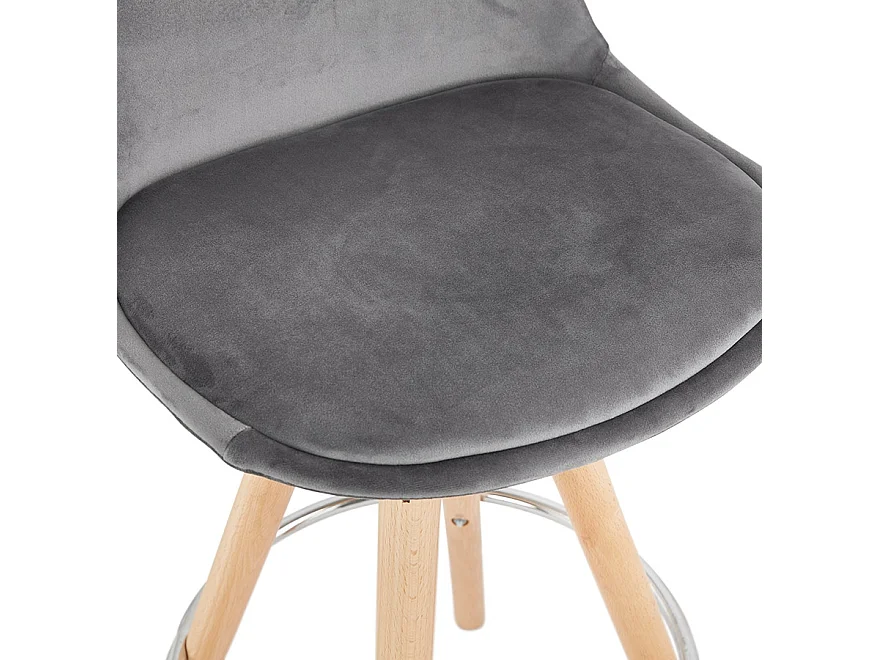 Barhocker - SPIRIT - grijs - 41x41x97 cm