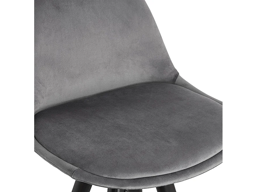 Barhocker - CHICAGO - grijs - 41x41x97 cm