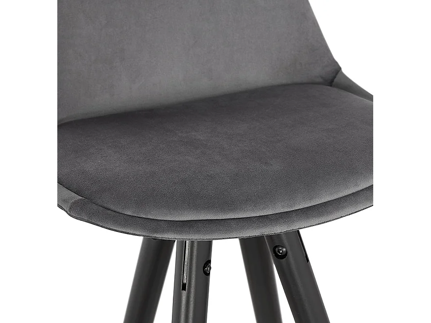 Barhocker - CHICAGO - grijs - 41x41x97 cm