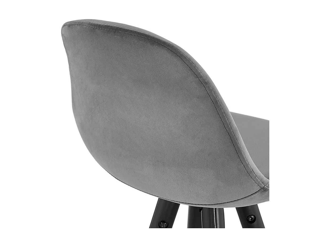 Barhocker - CHICAGO - grijs - 41x41x97 cm