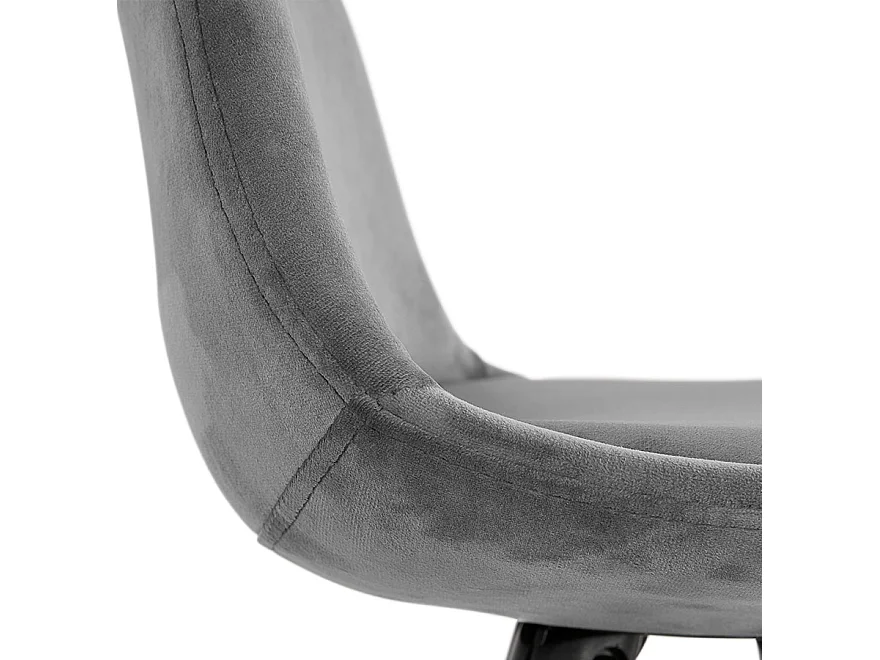 Barhocker - CHICAGO - grijs - 41x41x97 cm