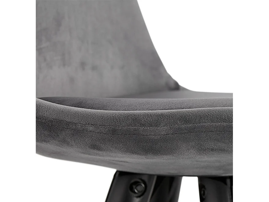 Barhocker - CHICAGO - grijs - 41x41x97 cm