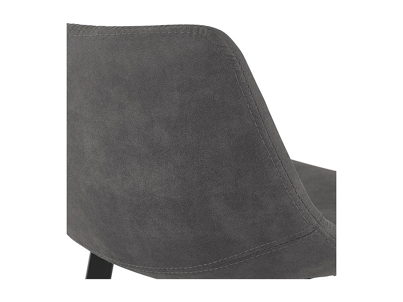 Mittelhoher Snackhocker - FUJI - grijs - 43x50,5x90 cm