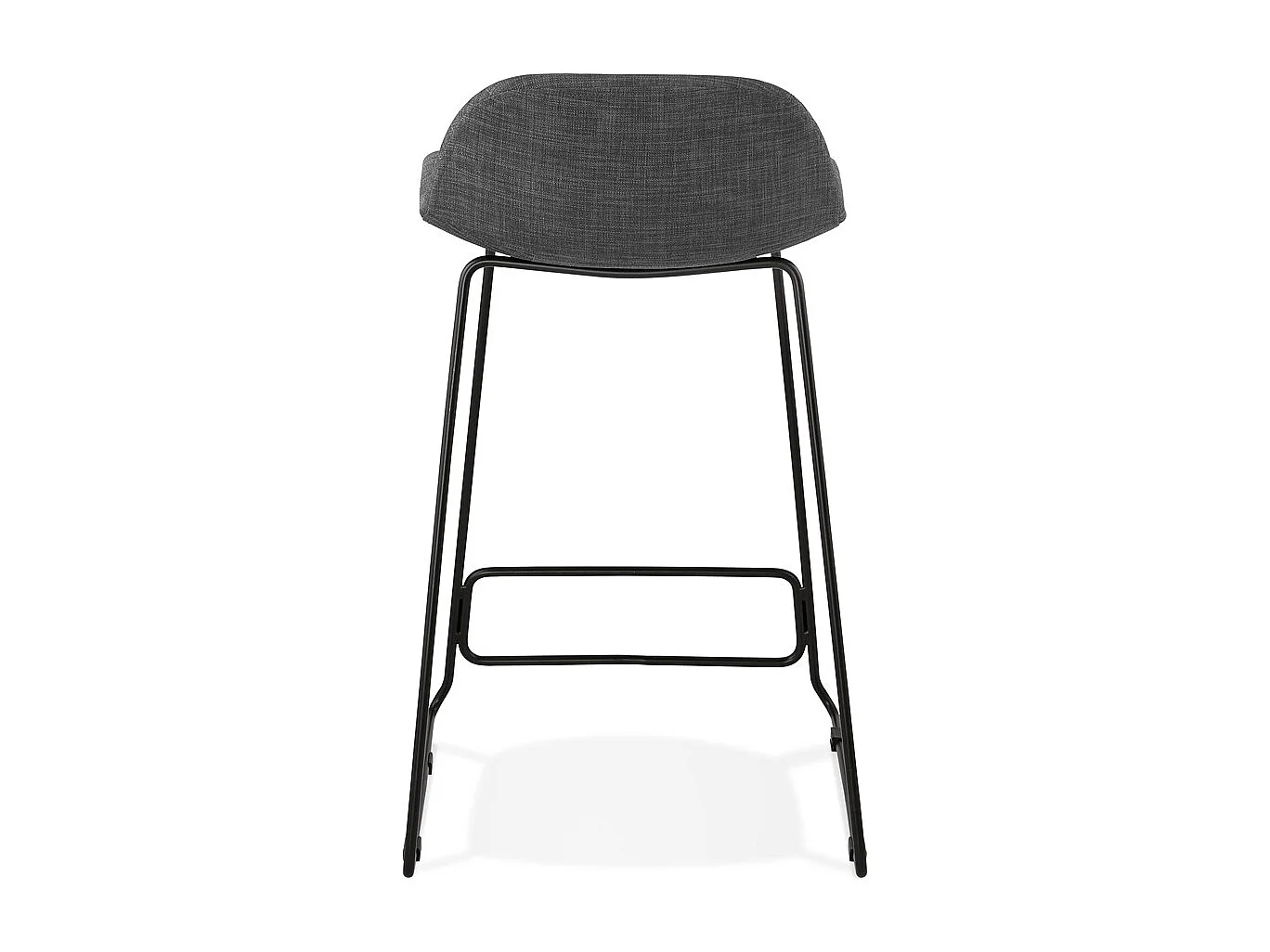 Mittelhoher Snackhocker - MOSKOW  - grijs - 49x53x85 cm