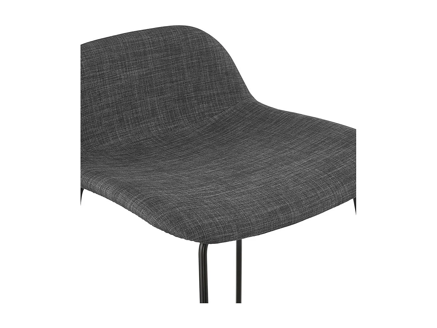 Mittelhoher Snackhocker - MOSKOW  - grijs - 49x53x85 cm