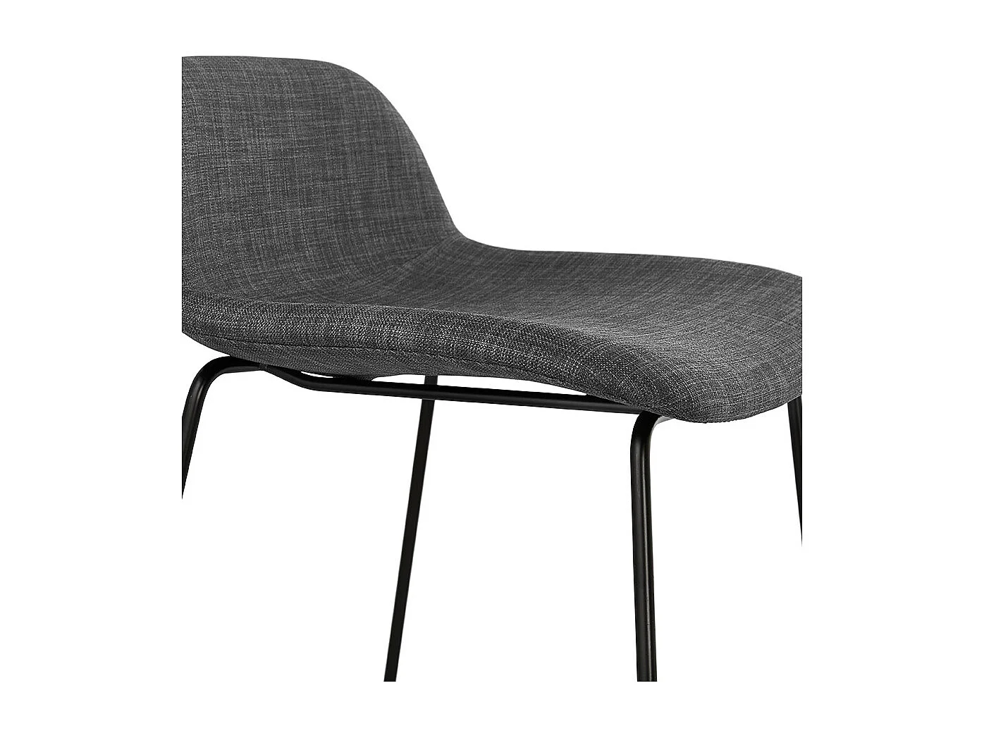 Mittelhoher Snackhocker - MOSKOW  - grijs - 49x53x85 cm