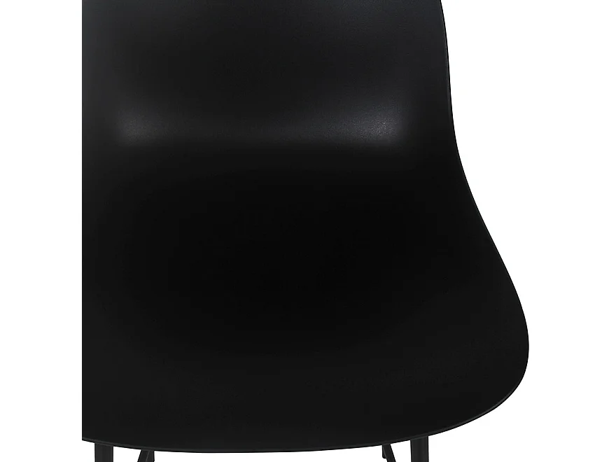 Barhocker - GRANO - zwart - 47,5x42,5x100 cm