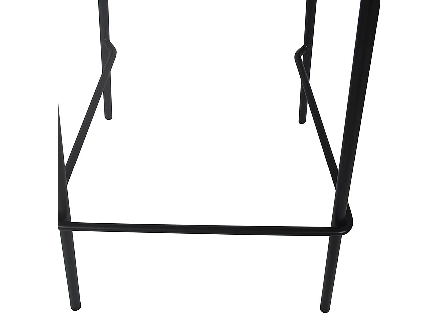 Barhocker - GRANO - zwart - 47,5x42,5x100 cm