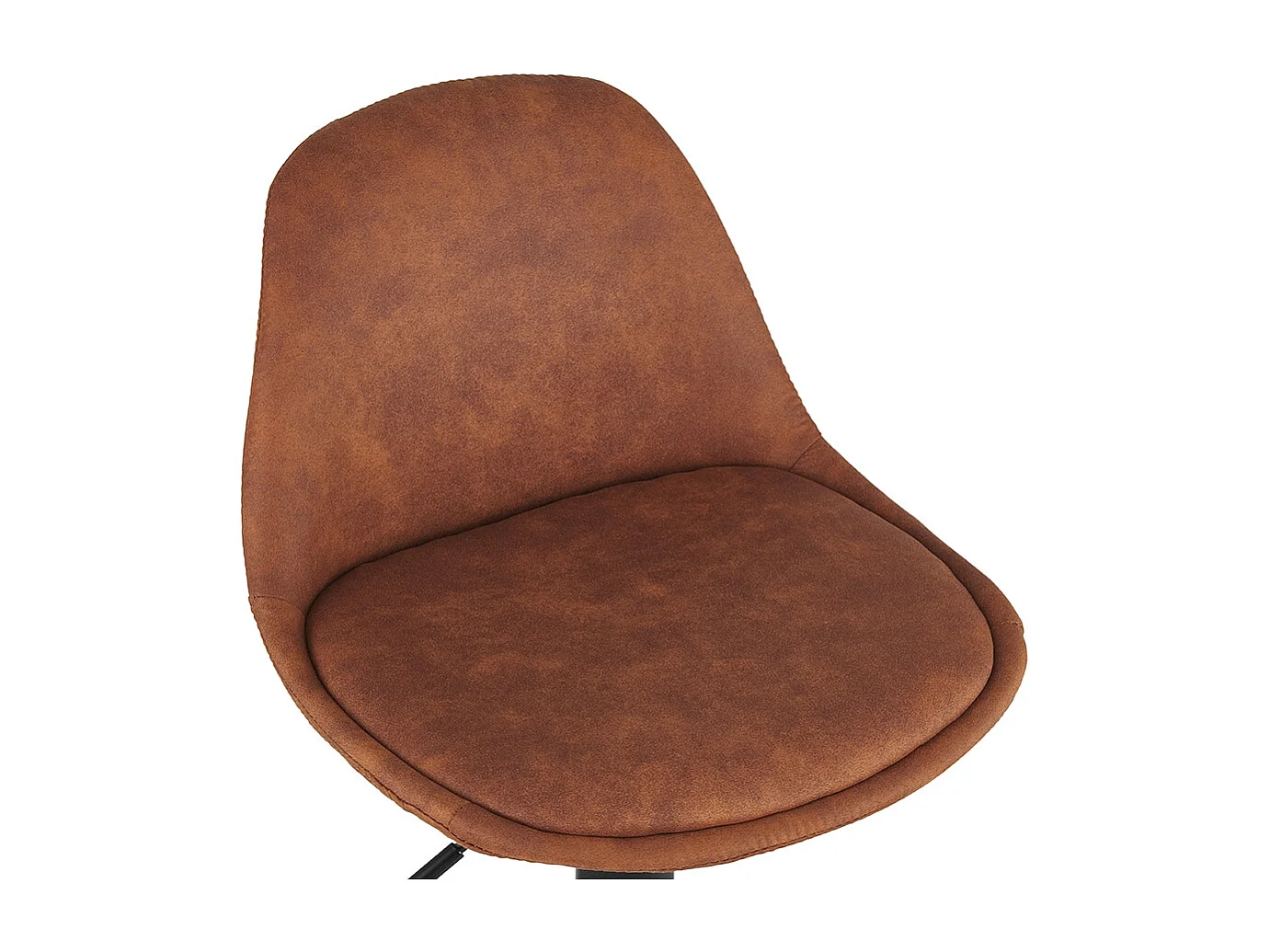 Verstellbarer Hocker - CROUPION - braun - 45x45x87-107 cm