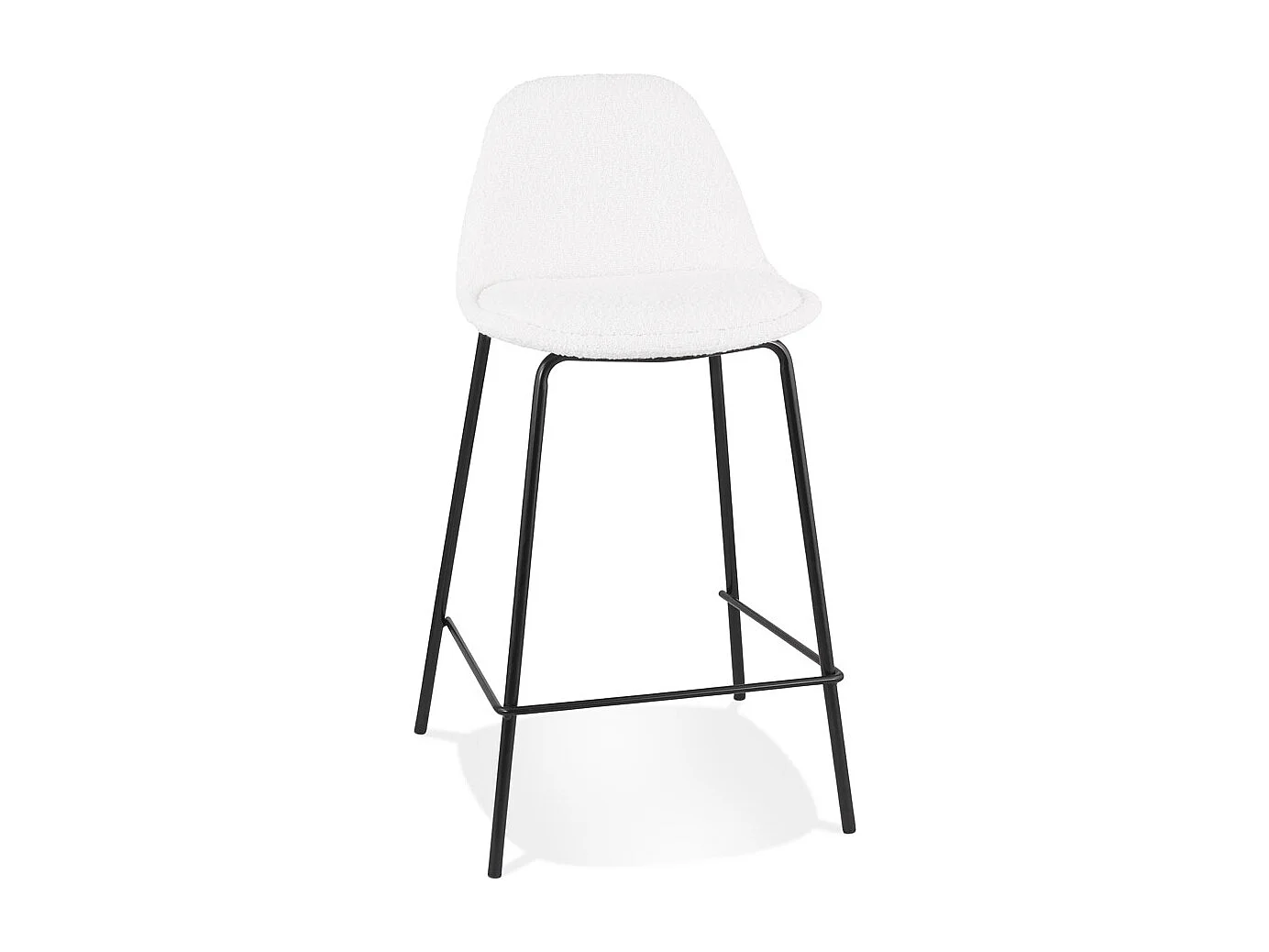 Sgabello snack a media altezza -PLUMAR - Bianco - 41x41x89 cm