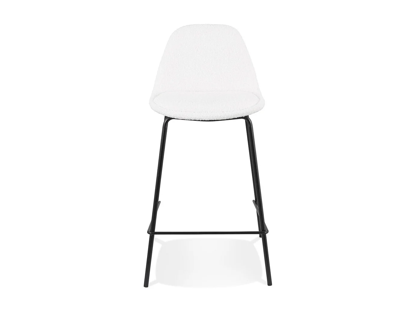 Sgabello snack a media altezza -PLUMAR - Bianco - 41x41x89 cm