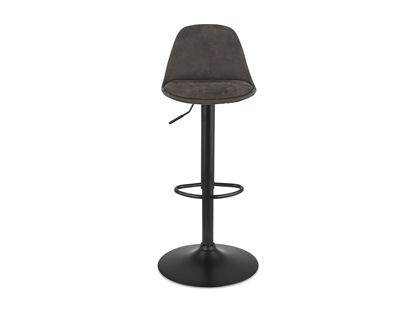 Tabouret de Bar Réglable Rotatif "Ahmad" 107cm Gris Foncé