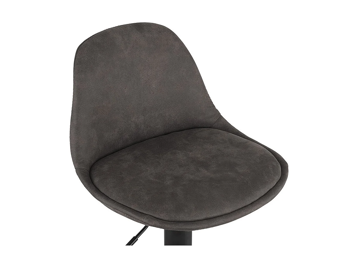 Tabouret de Bar Réglable Rotatif "Ahmad" 107cm Gris Foncé