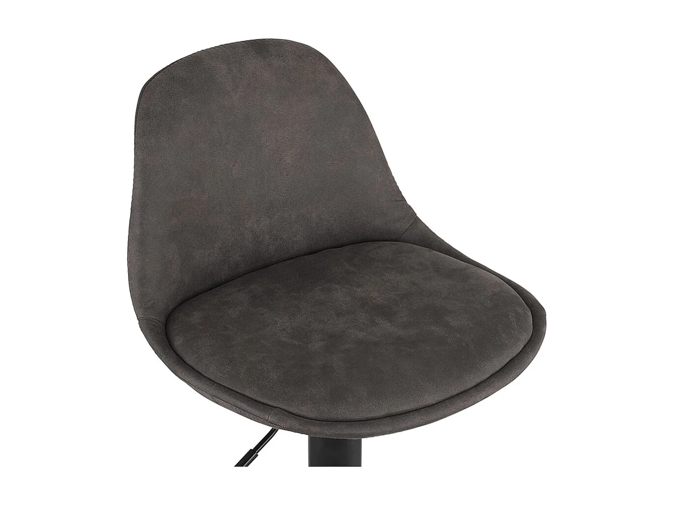 Tabouret de Bar Réglable Rotatif "Ahmad" 107cm Gris Foncé