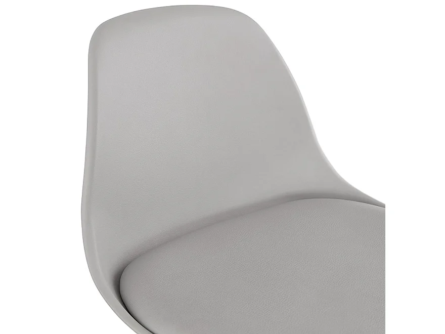 Mittelhoher Hocker - TATAMI - grau - 42x42x85 cm