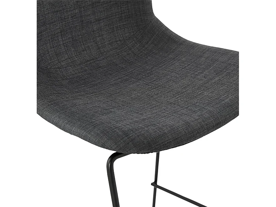 Sgabello snack a media altezza -EKTOR - Grigio - 54x52x101 cm