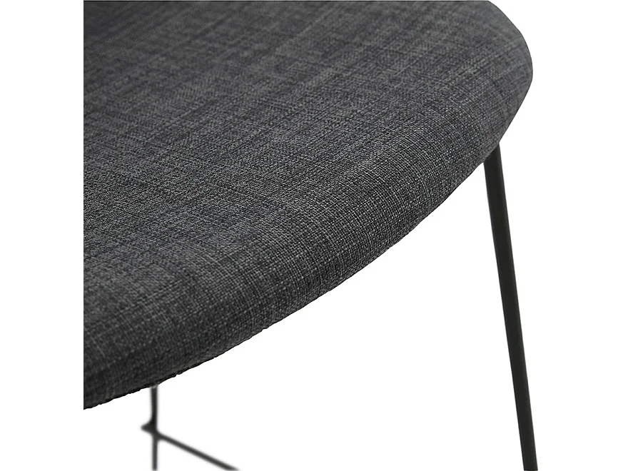 Sgabello snack a media altezza -EKTOR - Grigio - 54x52x101 cm