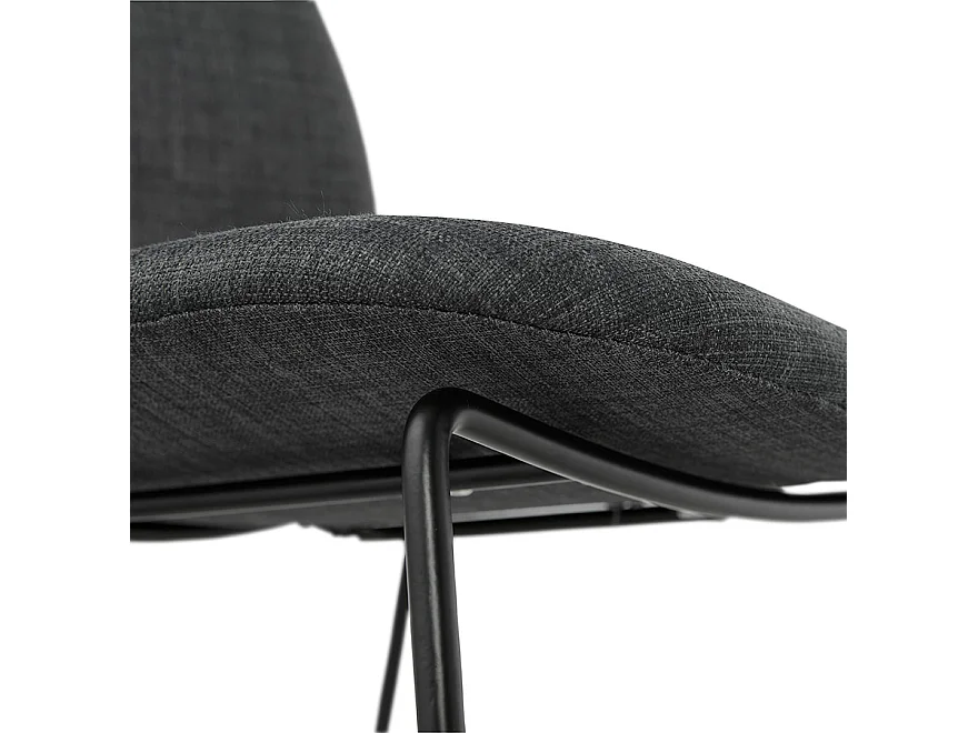 Sgabello snack a media altezza -EKTOR - Grigio - 54x52x101 cm